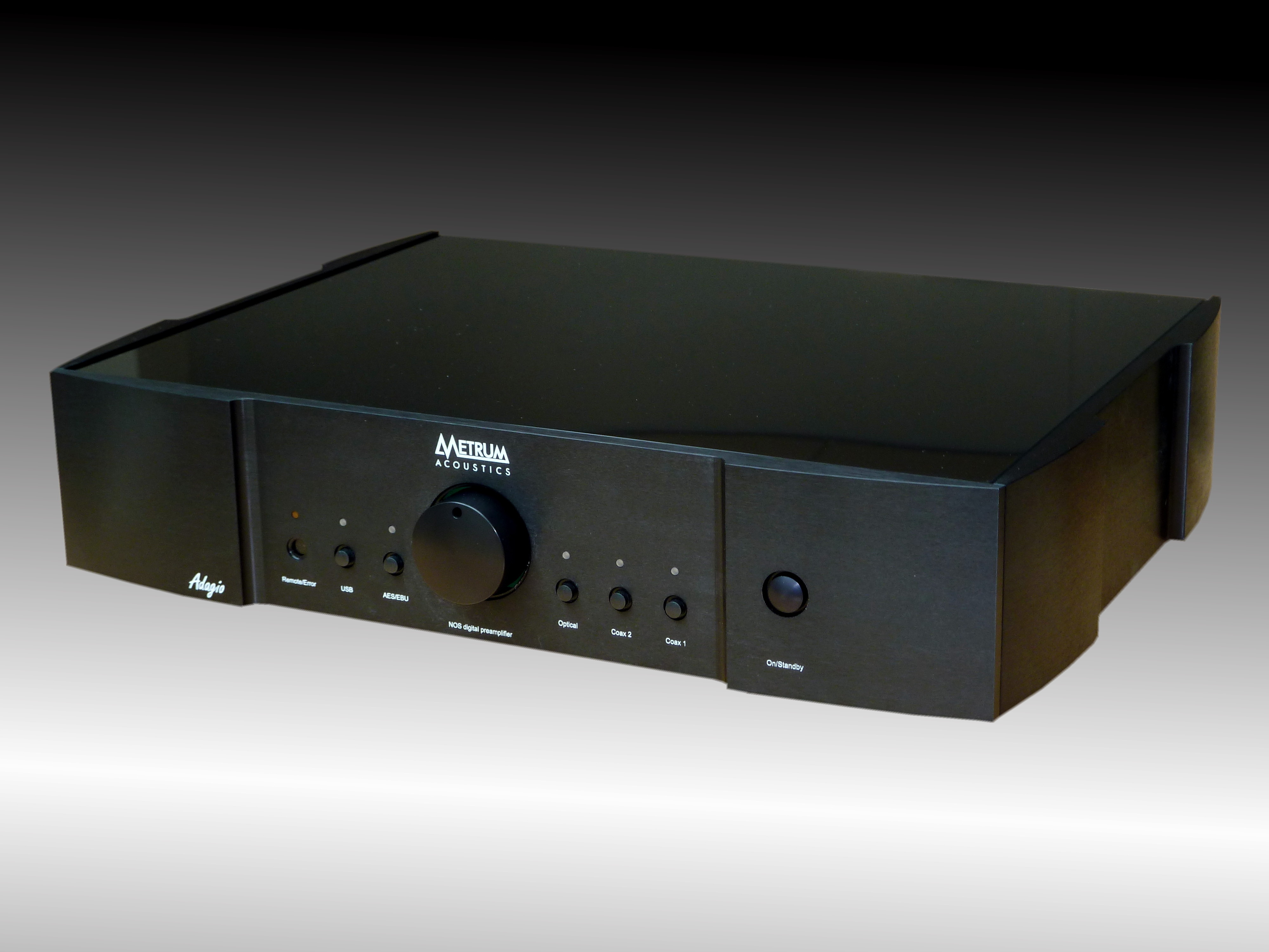 Metrum Acoustics Adagio Digital Preamplifier / DAC (Black), product image from Hifiheaven