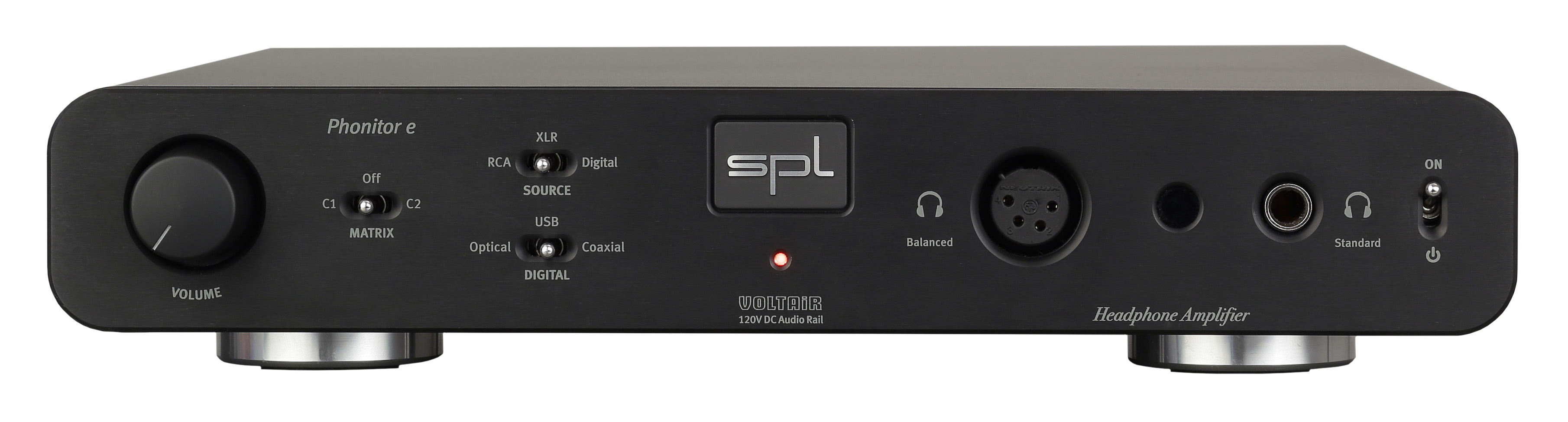 SPL Phonitor e Headphone Amplifier with 24bit/192 DAC (Black), product image from Hifiheaven