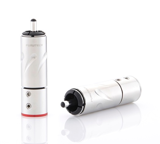 Furutech FT-111 (R) Rhodium High End Performance RCA connectors (4 PACK), product image from Hifiheaven