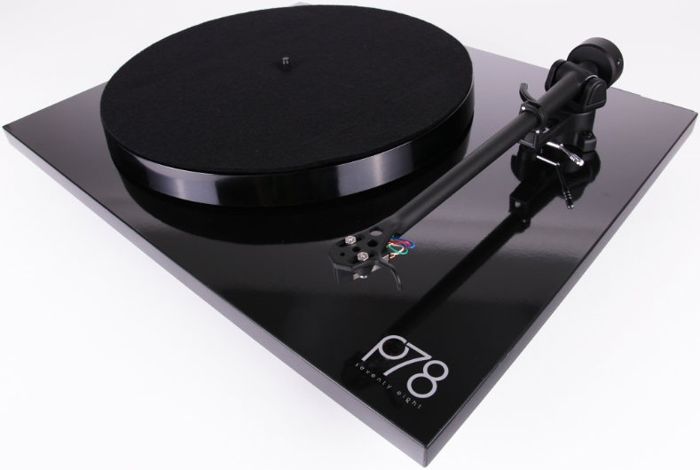 Rega Planar 78 Turntable with Dust Cover (Gloss Black), product image from Hifiheaven