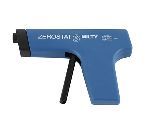 Milty Zerostat 3 Anti-Static Gun - Blue Static Eliminator For Records & Photography