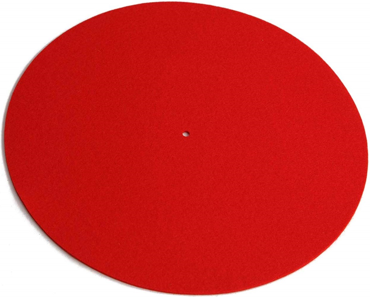 Rega Wool Turntable Mat (Red), product image from Hifiheaven