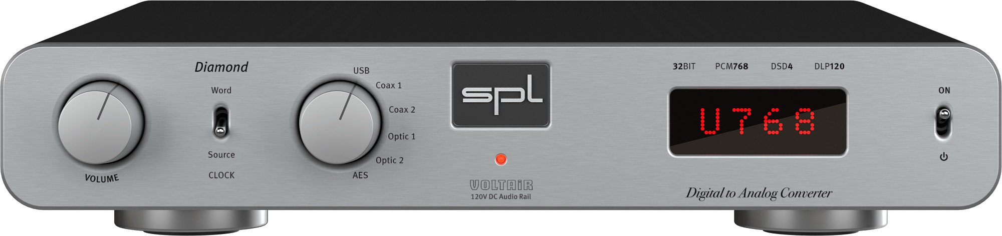 SPL Diamond Premium DAC/Preamplifier with VOLTAiR tech (Silver), product image from Hifiheaven