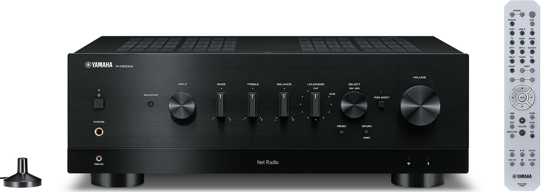 Yamaha R-N1000A Hi-Fi Network Stereo Receiver (Black), product image from Hifiheaven