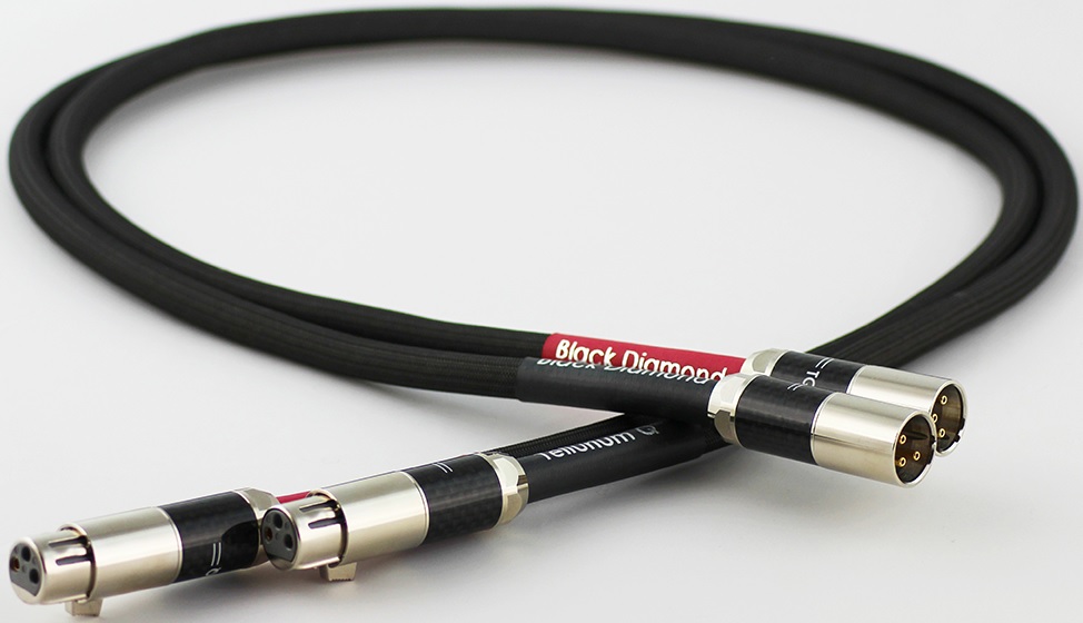 Tellurium Q Black Diamond XLR-XLR Interconnect Cables (PAIR), product image from Hifiheaven