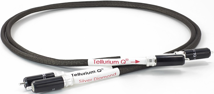 Tellurium Q Silver Diamond RCA-RCA Interconnect Cables (PAIR), product image from Hifiheaven