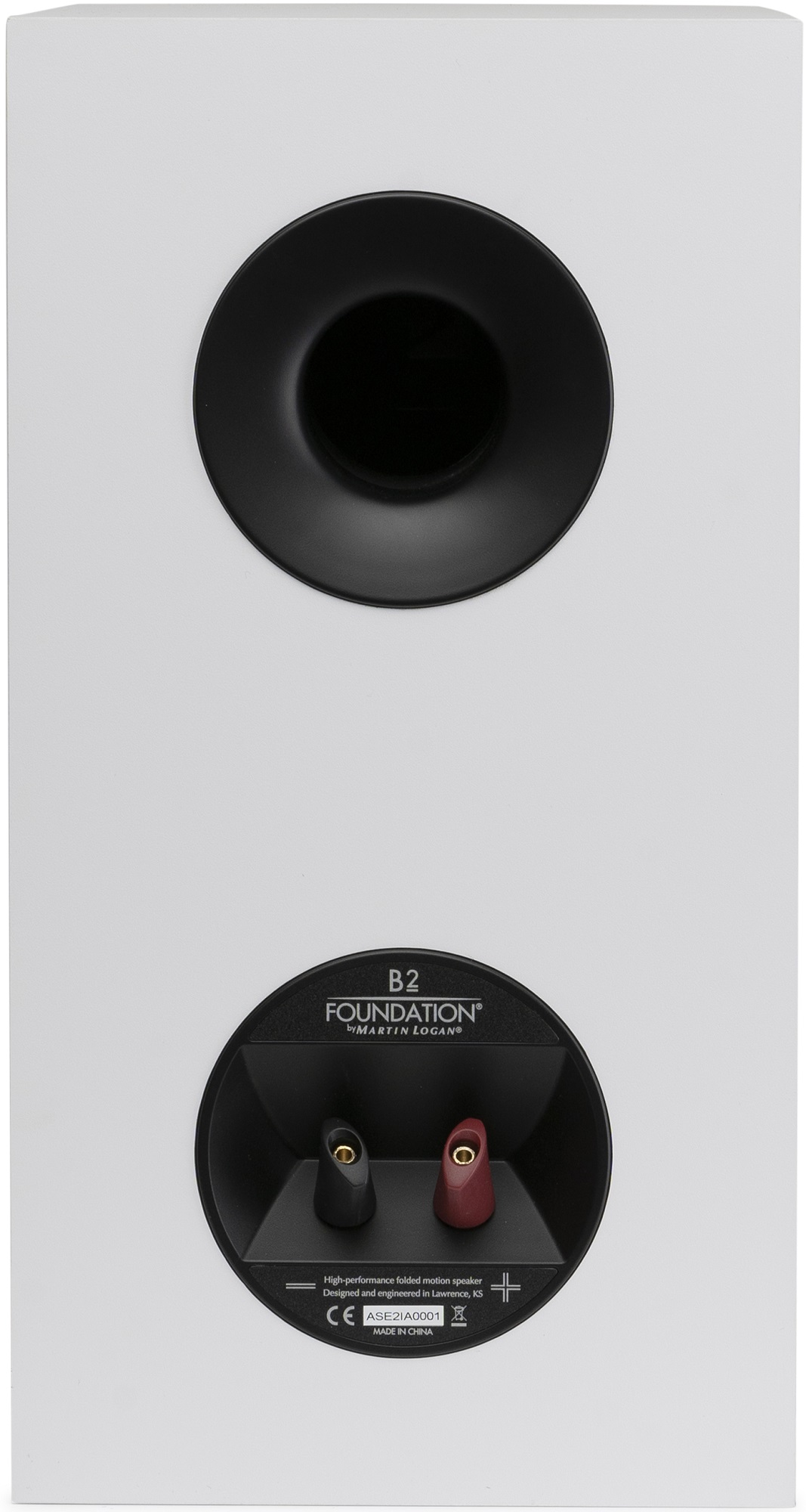MartinLogan Motion Foundation B2 Bookshelf Speaker (Satin White, EACH) - Image 2
