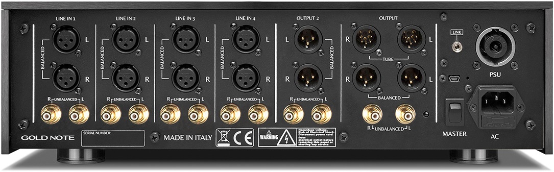 Gold Note PH-1000 MM/MC Phono Stage (Gold) - Image 2
