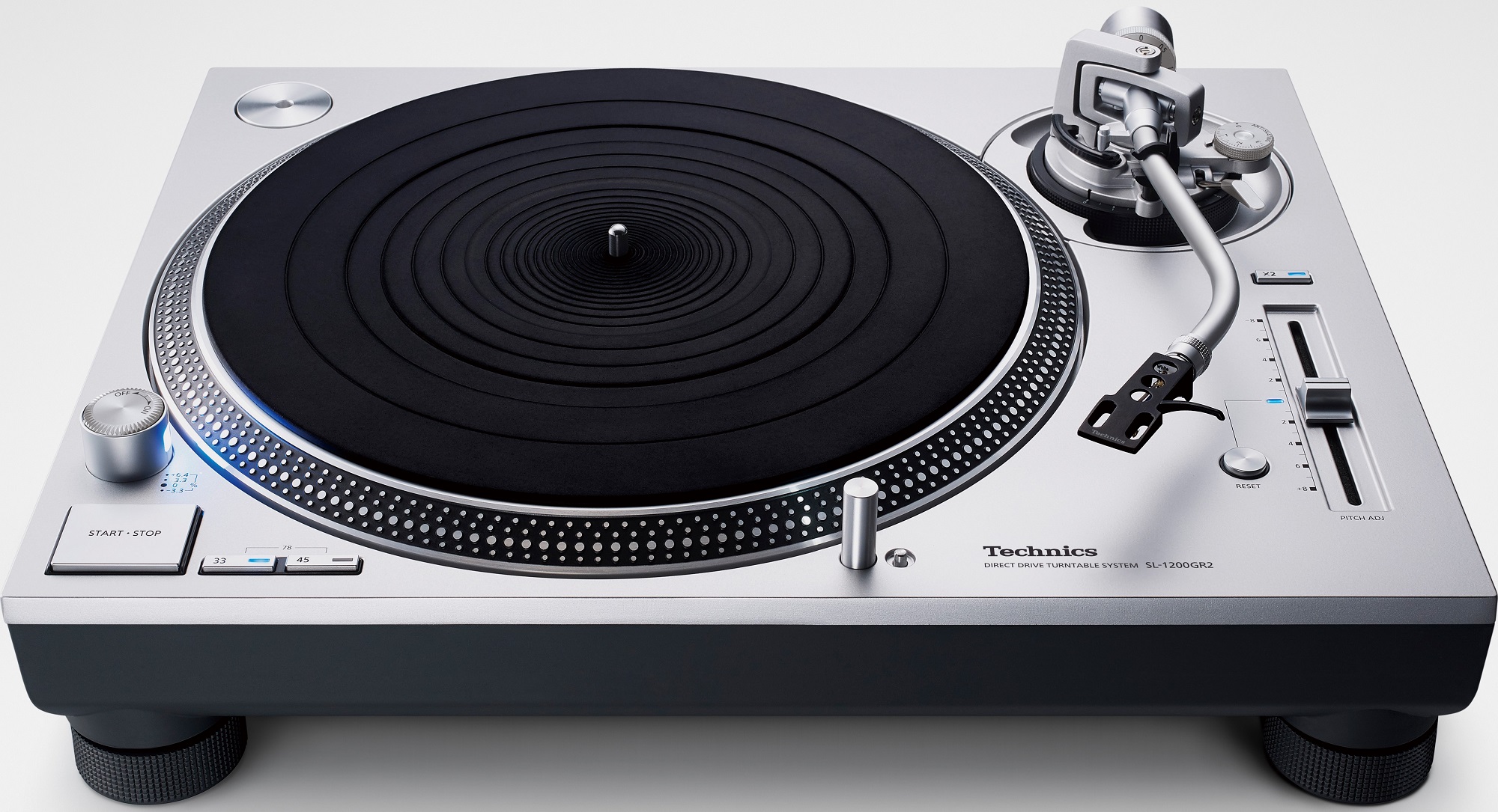 Technics SL-1200GR2 Grand Class Direct Drive Turntable System (Silver), product image from Hifiheaven