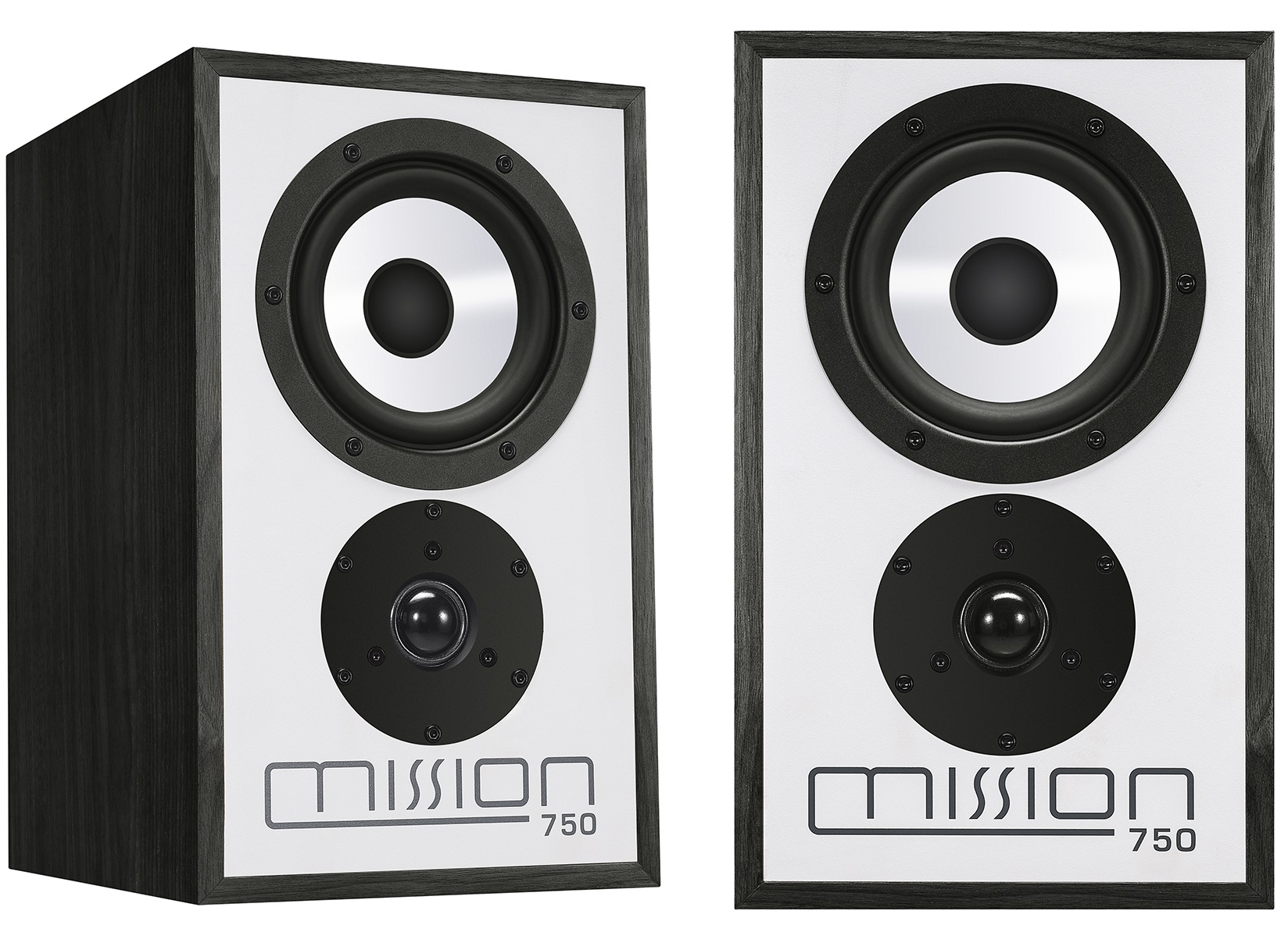 MISSION 750 Stand-Mount/Bookshelf Speakers (Black Oak, PAIR), product image from Hifiheaven