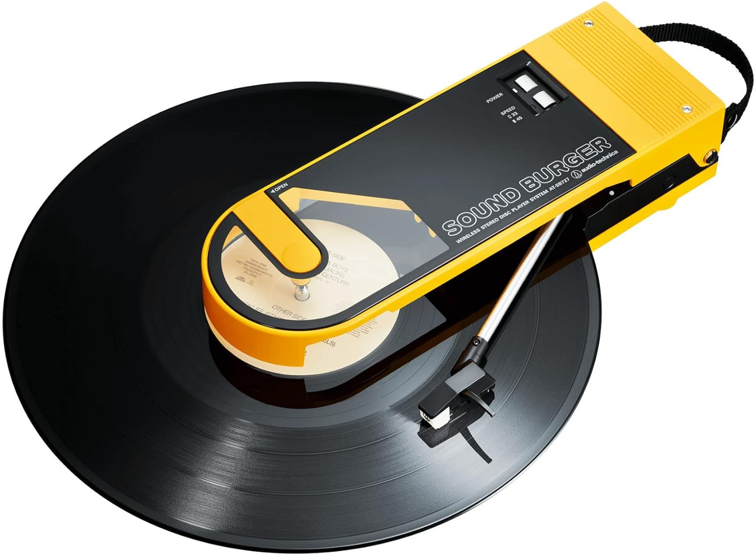 Audio-Technica AT-SB727YL Sound Burger Portable Bluetooth Turntable (Yellow), product image from Hifiheaven