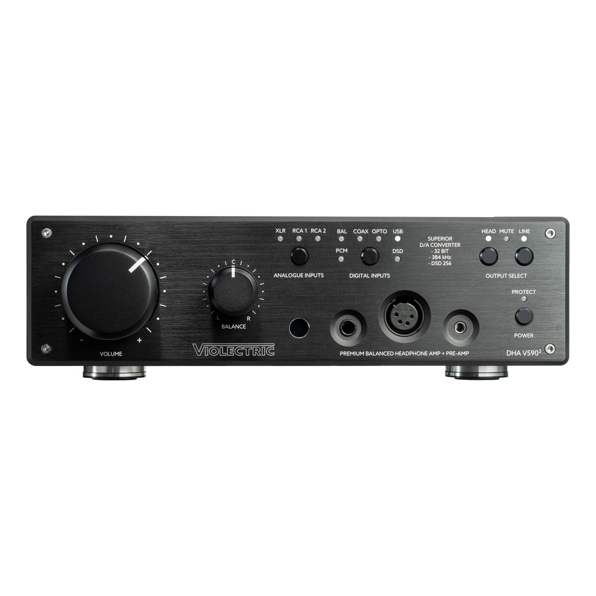 VIOLECTRIC DHA V590² Headphone Amp/Preamp/DAC, product image from Hifiheaven
