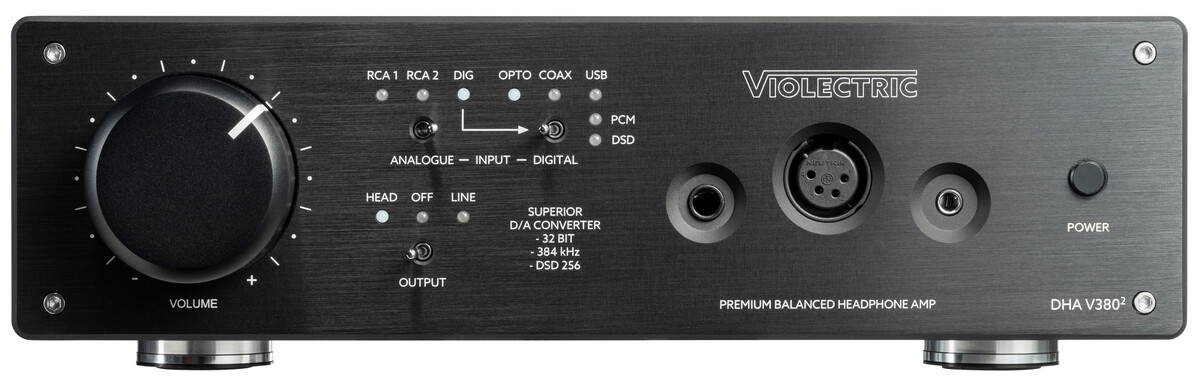 VIOLECTRIC DHA V380² Headphone Amp/Preamp/DAC, product image from Hifiheaven