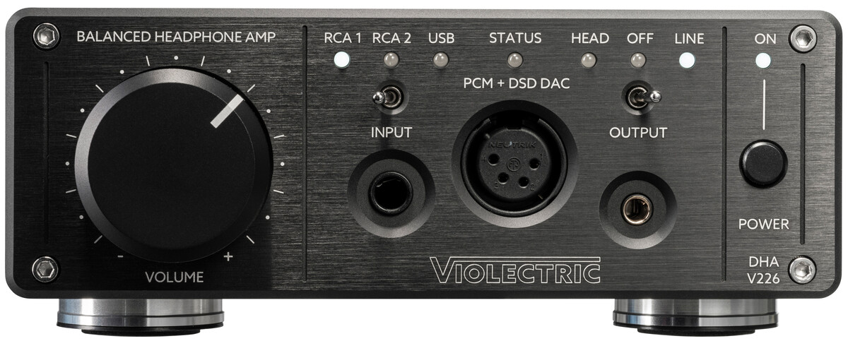 VIOLECTRIC DHA V226 Headphone Amp/Preamp/DAC, product image from Hifiheaven