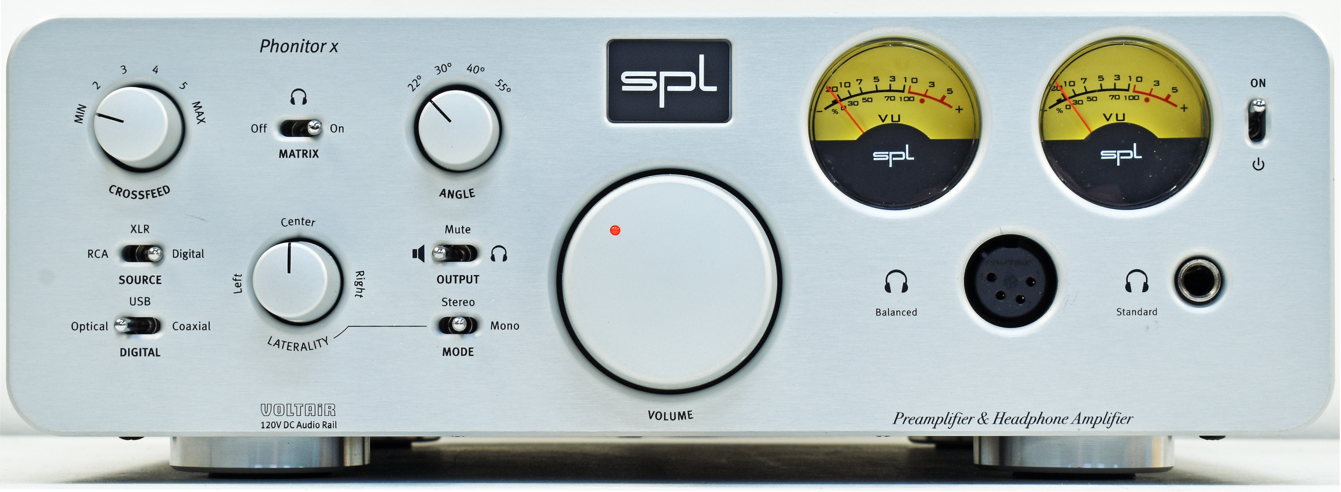 SPL Phonitor x Headphone Amp/Preamp with 768xs DAC (Silver), product image from Hifiheaven
