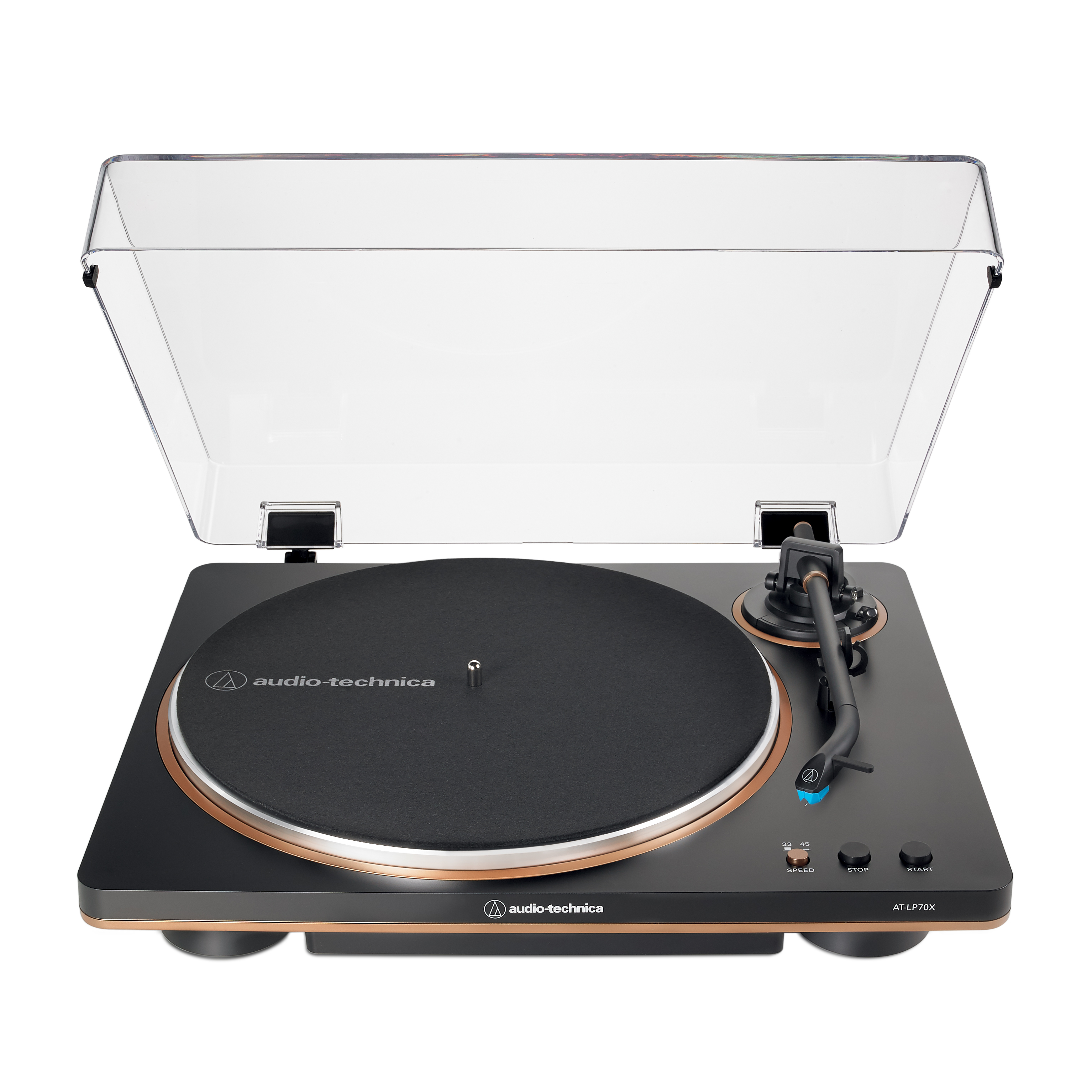 Audio-Technica AT-LP70X-BZ Fully Automatic Belt-Drive Turntable (Black/Bronze), product image from Hifiheaven