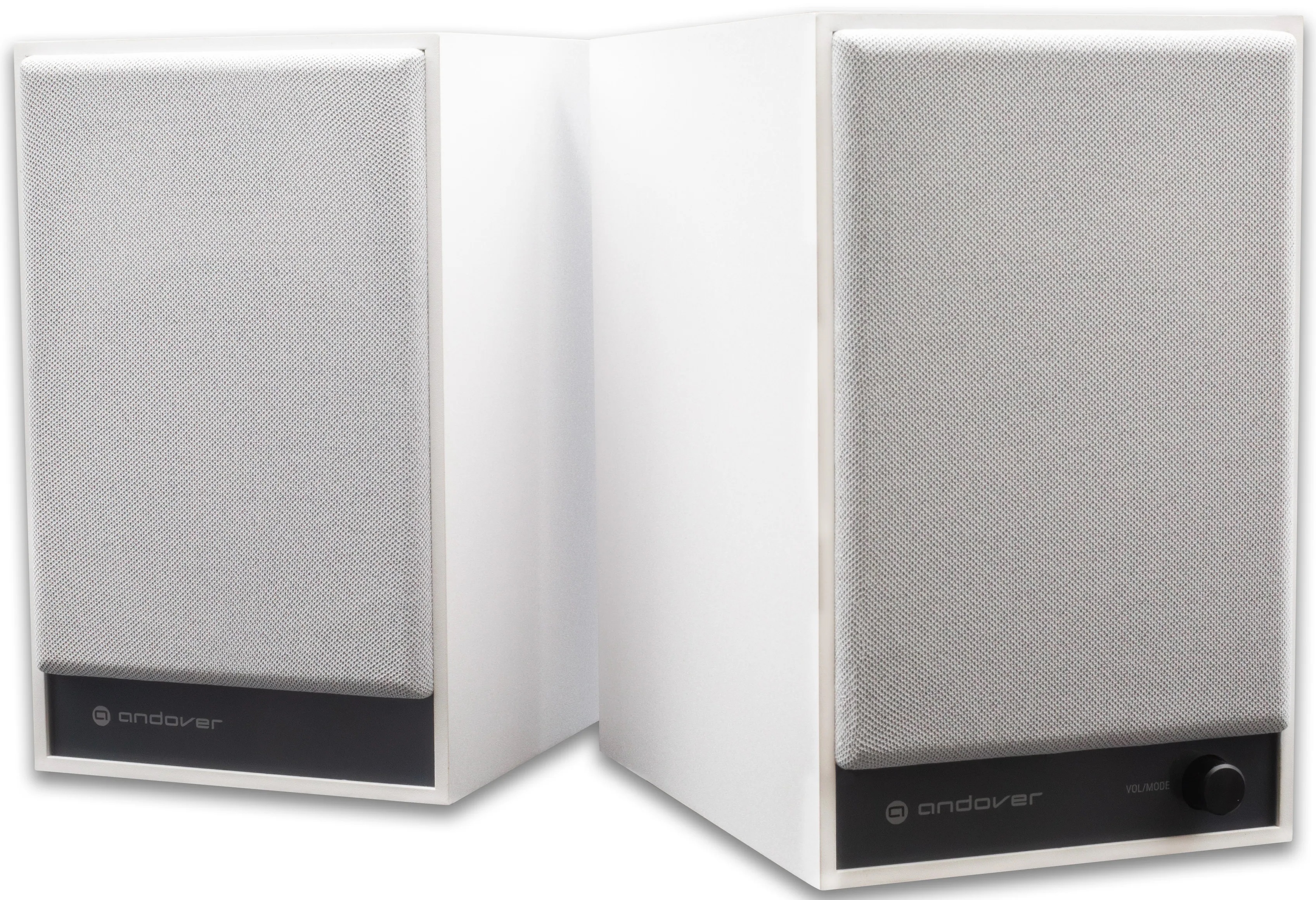 Andover Audio SpeakEasy 4 Bluetooth Powered Speakers with Phono Preamp (White), product image from Hifiheaven