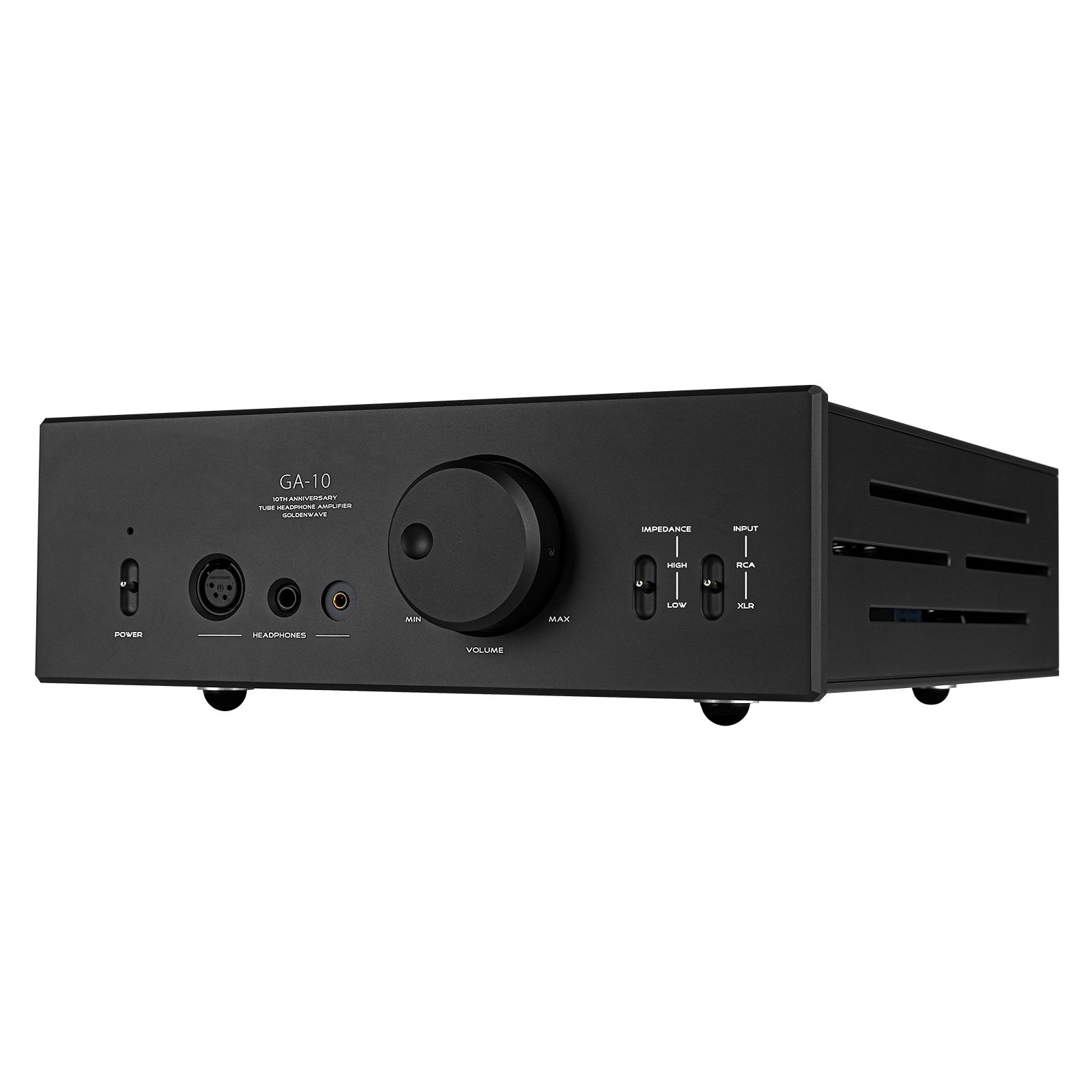 HiFiMAN Goldenwave GA-10 10th-Anniversary Tube Headphone Amplifier, product image from Audio46 Headphone Store