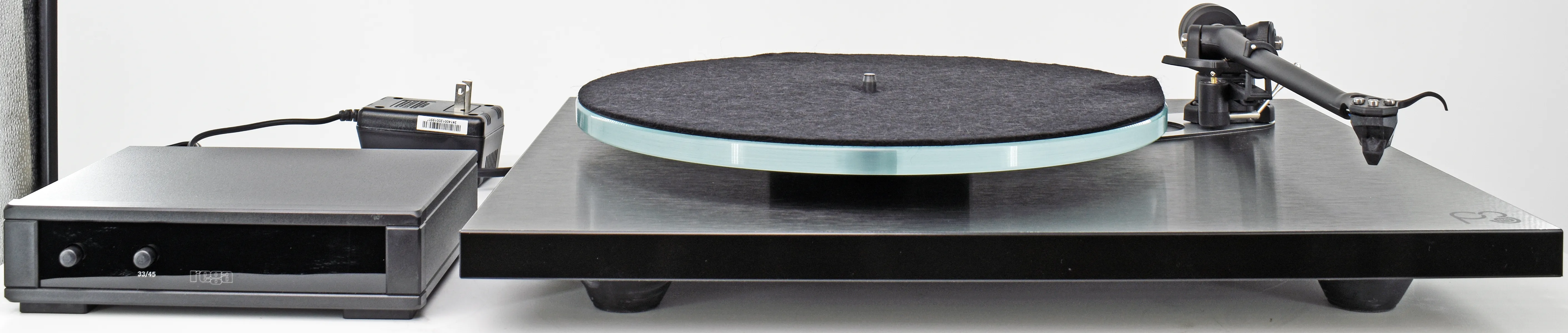 Rega Planar 3 RS Edition (Rega Special) Turntable with Nd5 Cartridge and Neo PSU MK2 (Dark Metallic Brushed Aluminum)