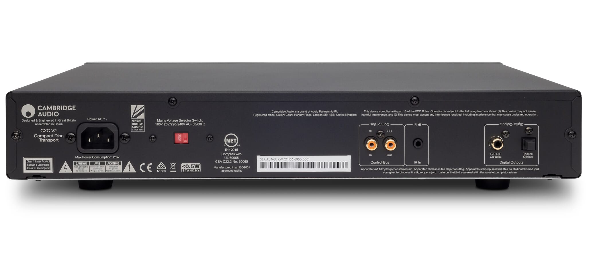 Cambridge Audio CXC v2 CD Compact Disc Transport - Image 3