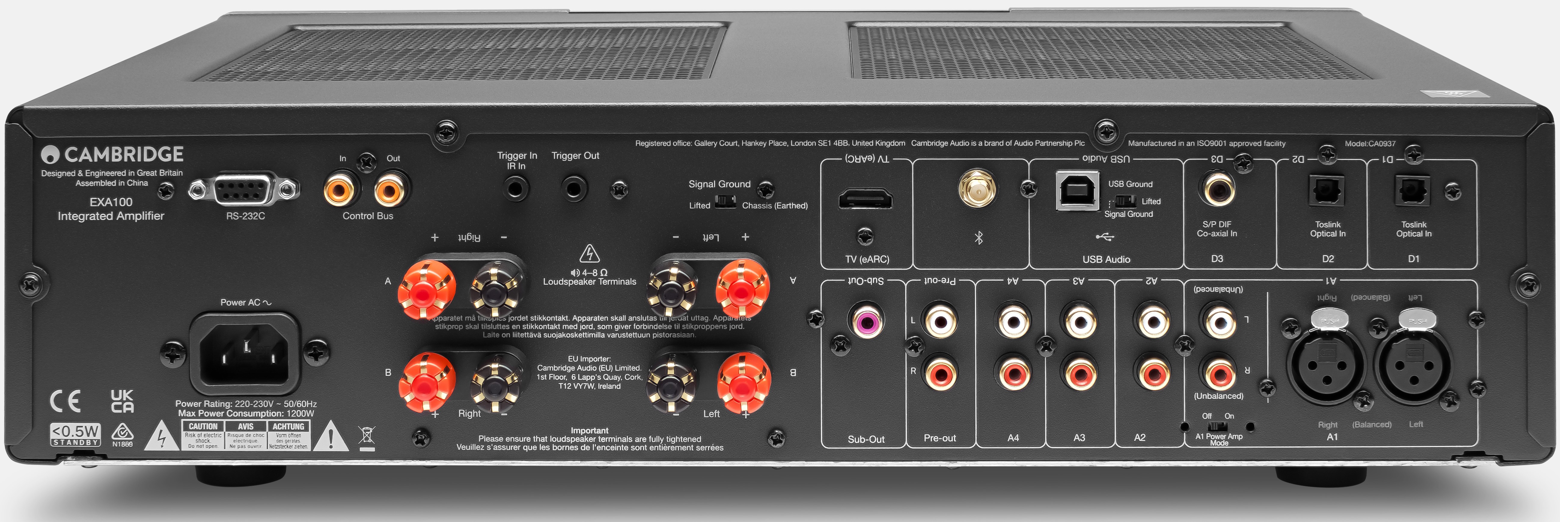 Cambridge Audio EXA100 Stereo Integrated Amplifier - Image 5