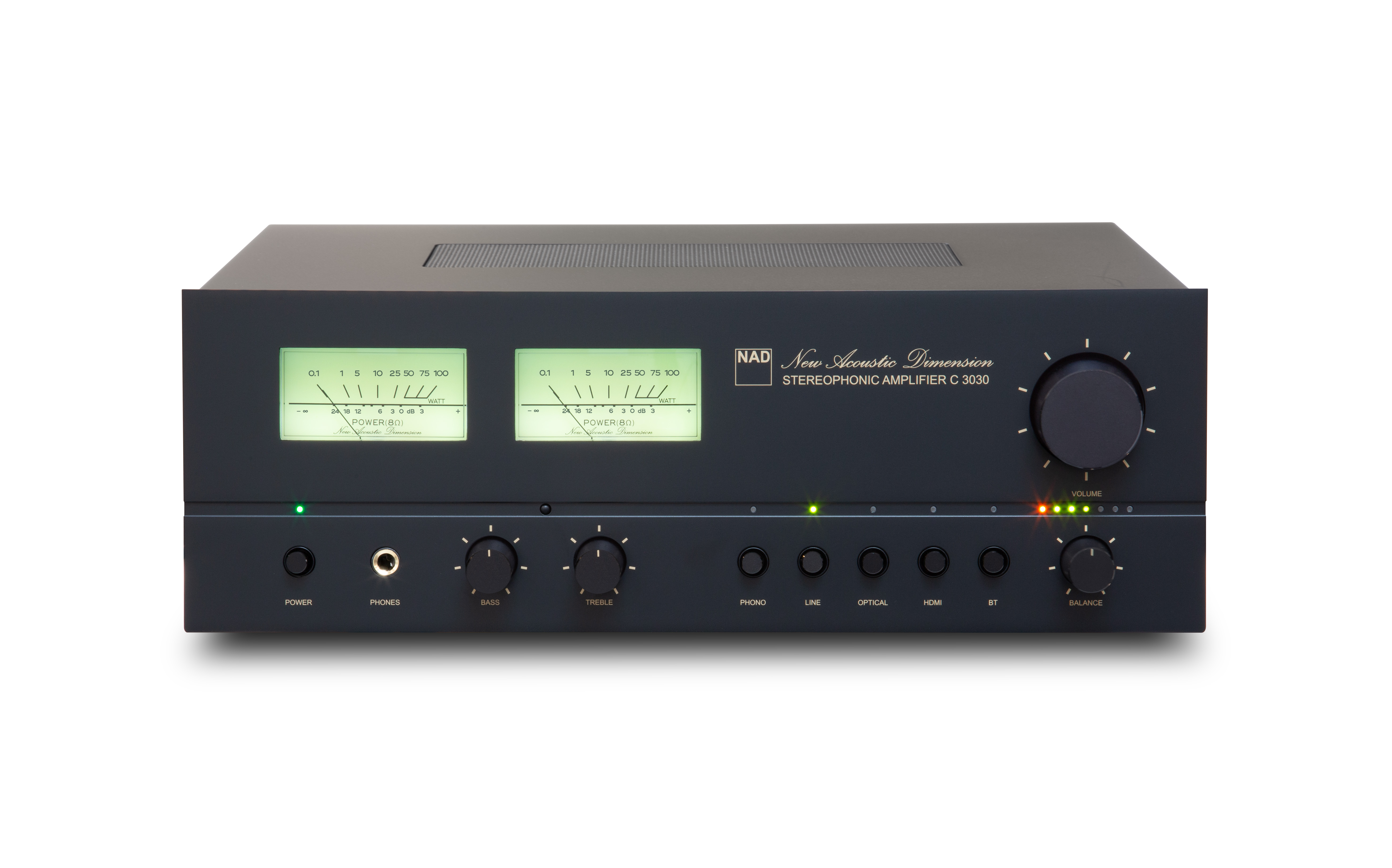 NAD C 3030 Stereo Integrated Amp with Built-In DAC/HDMI/Bluetooth/Phono Stage, product image from Hifiheaven