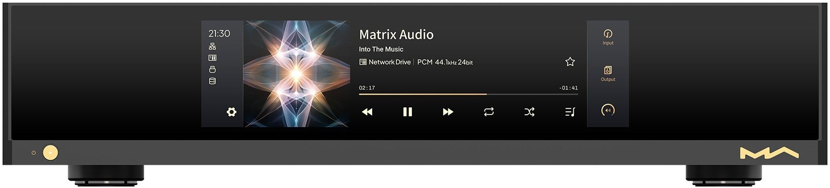 Matrix Audio MD-1P Integrated Amplifier/Music Streamer (Black) - Image 2