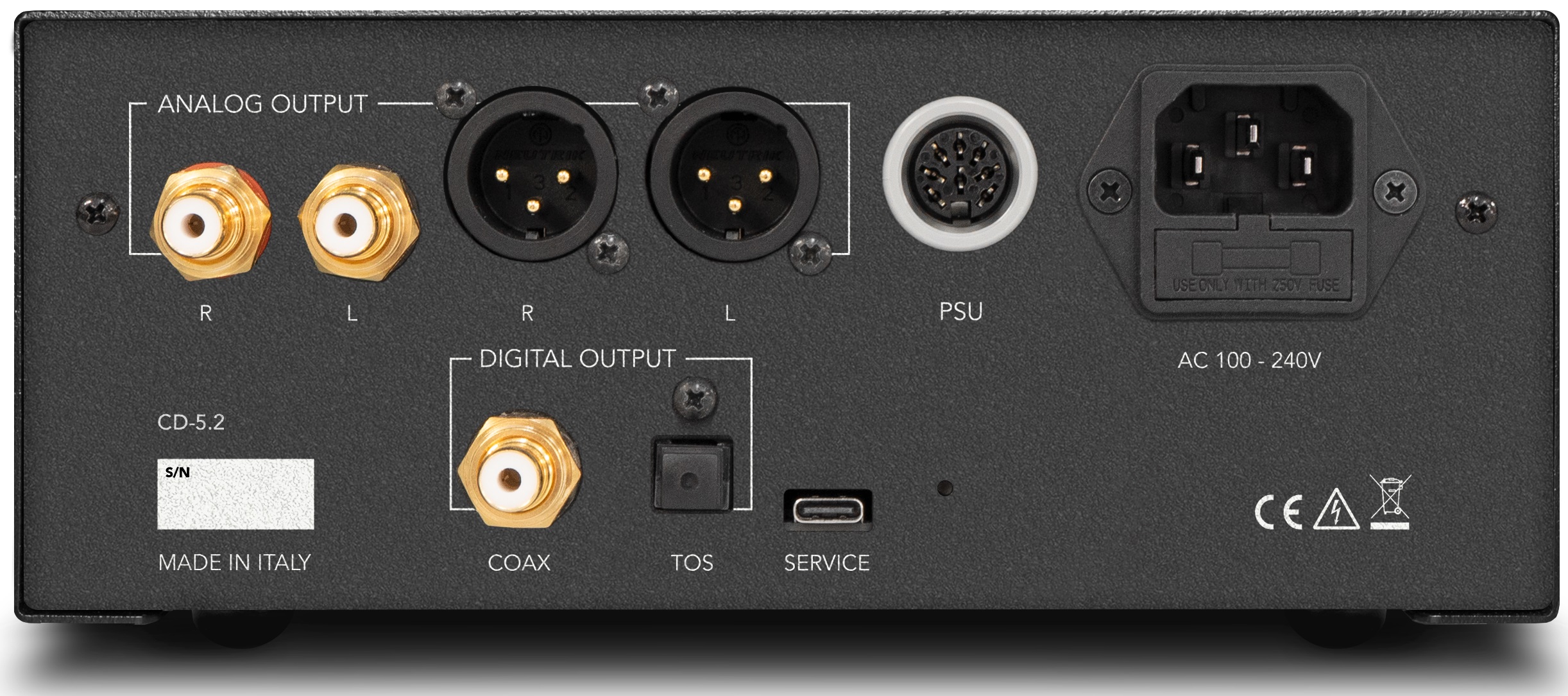 Gold Note CD-5.2 CD Player (Black) - Image 3