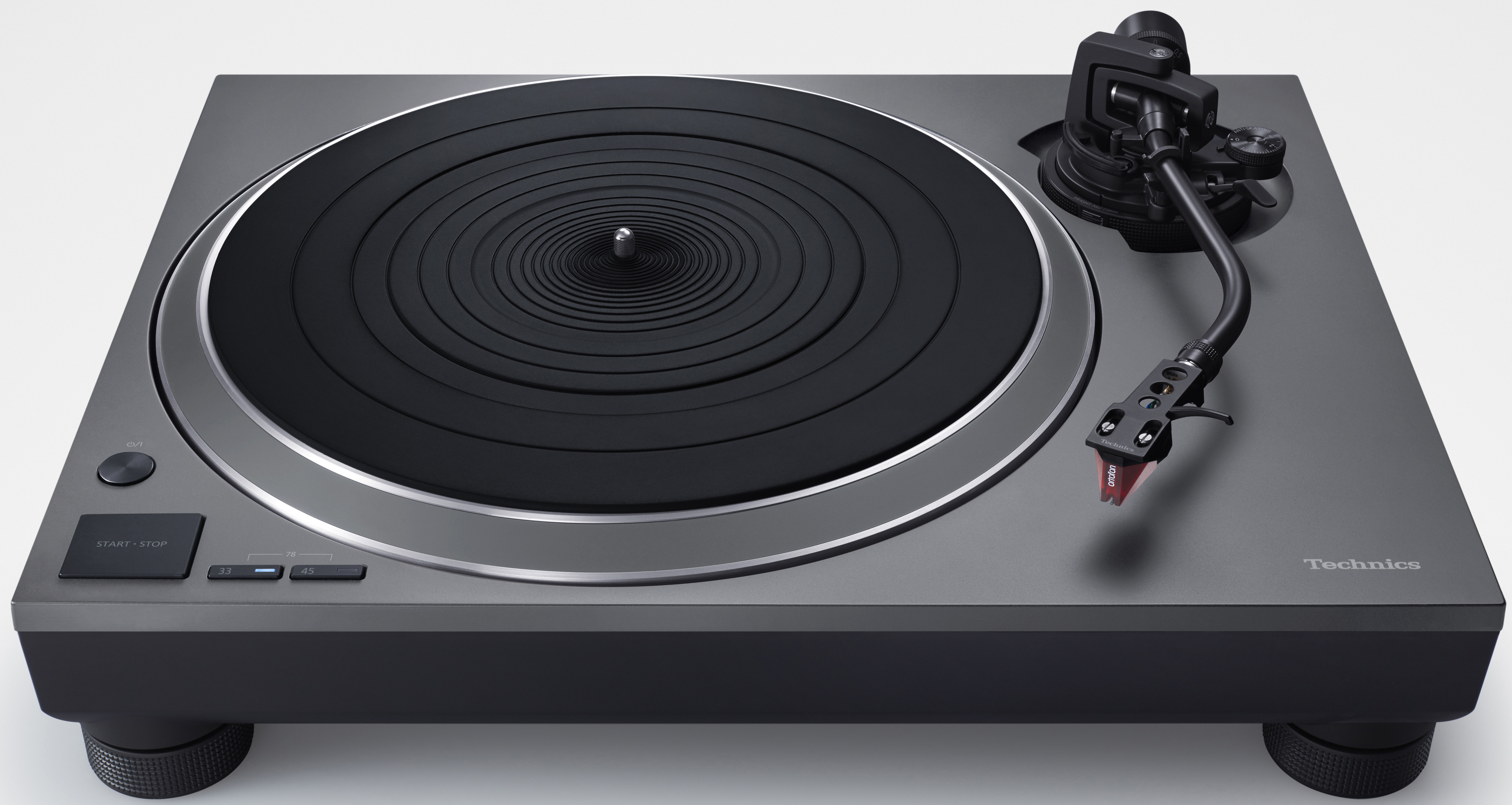 Technics SL-1500CS ΔΣ-Drive (Delta Sigma Drive) Direct Drive Turntable with Cartridge (Metallic Grey), product image from Hifiheaven