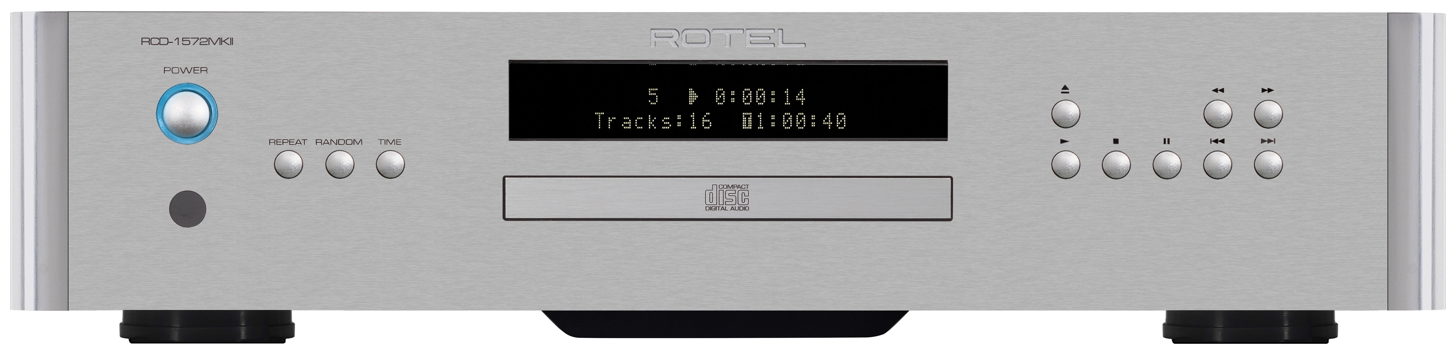 ROTEL RCD-1572MKII CD Player (Silver), product image from Hifiheaven