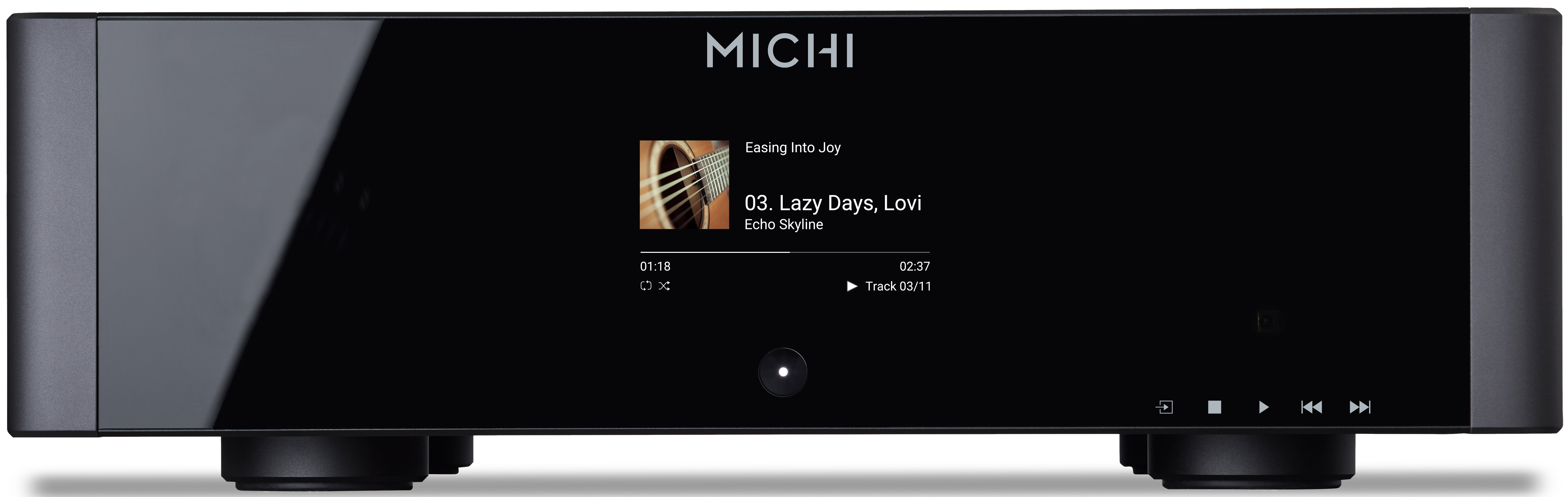 MICHI Q5 Transport DAC/CD Player, product image from Hifiheaven