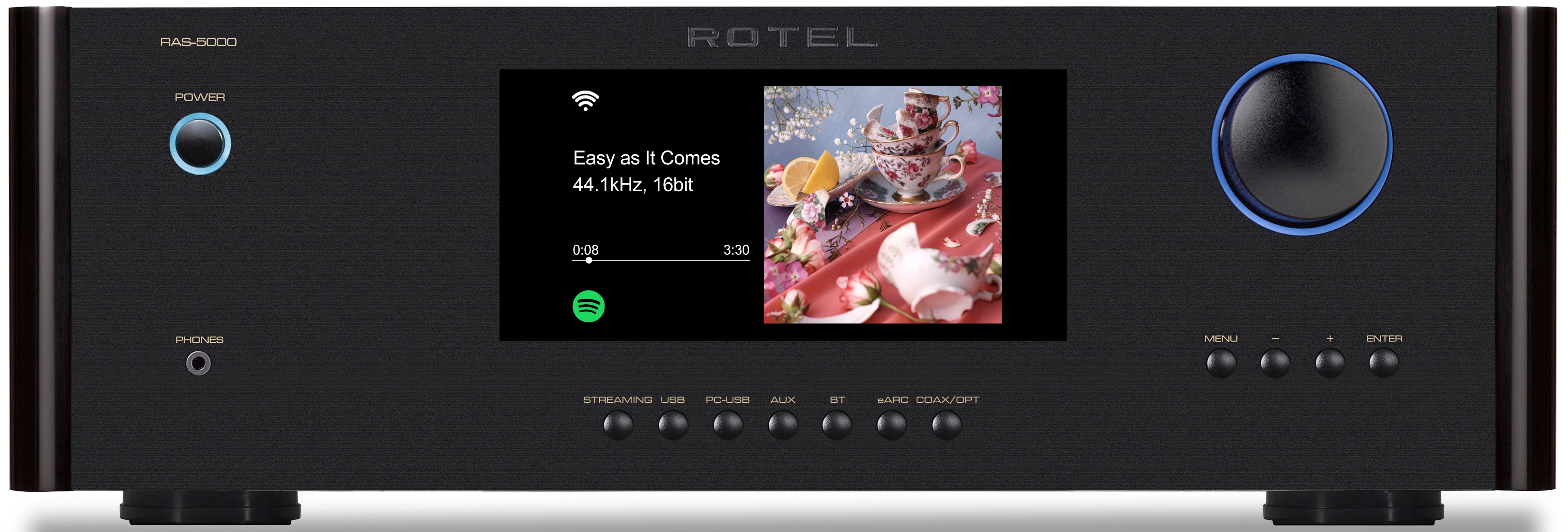 ROTEL RAS-5000 Streaming Integrated Amplifier (Black), product image from Hifiheaven