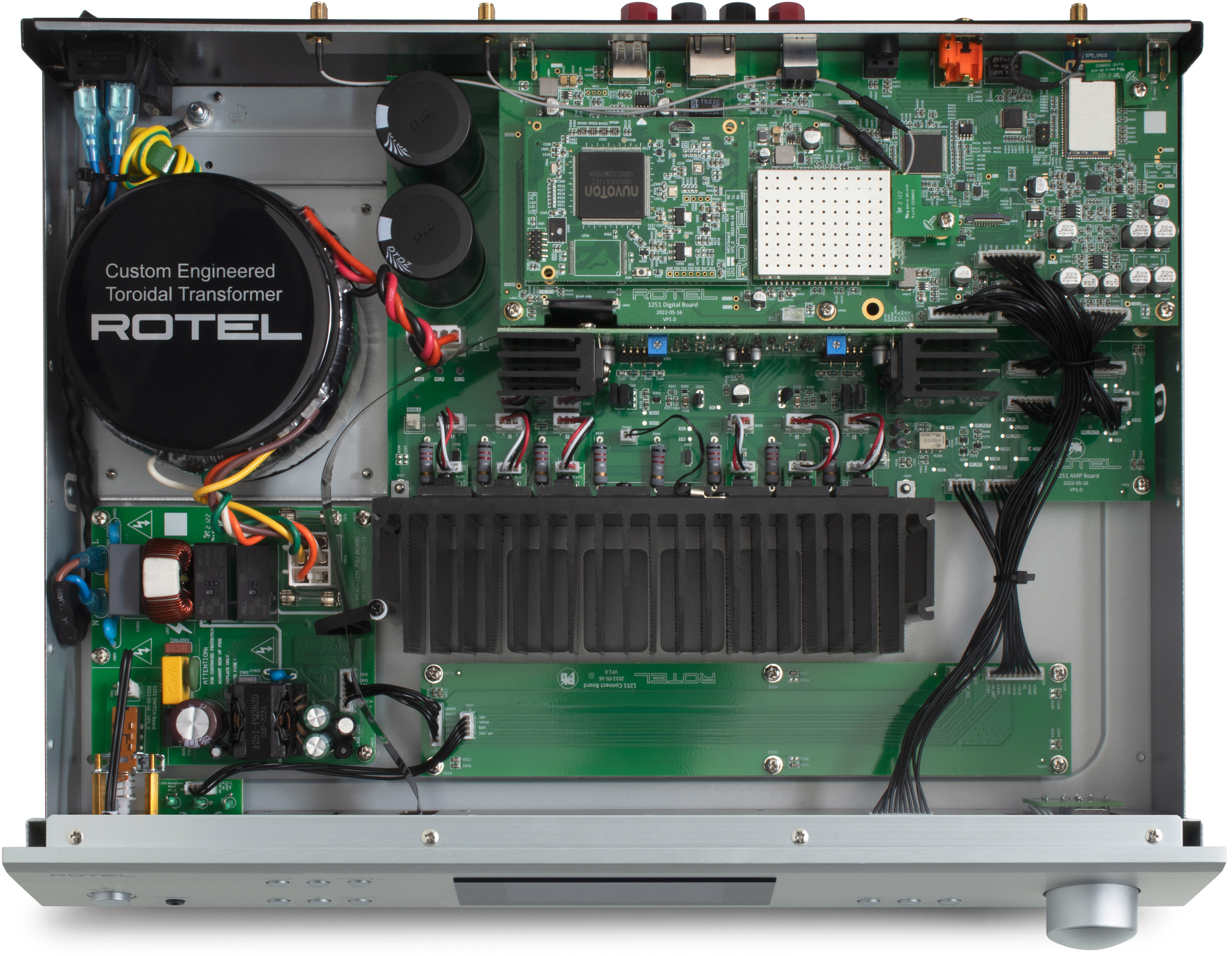 ROTEL S14 Stereo Integrated Amplifier/Network Streamer (Silver) - Image 3