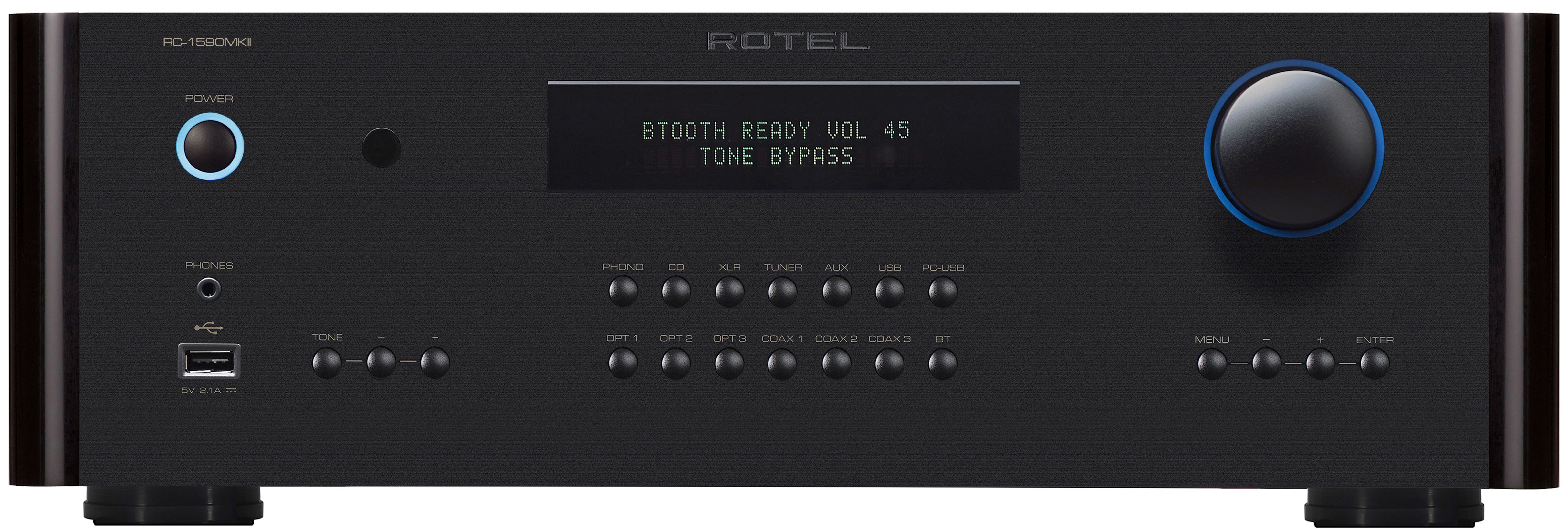 ROTEL RC-1590MKII Stereo Preamplifier (Black), product image from Audio Advisor