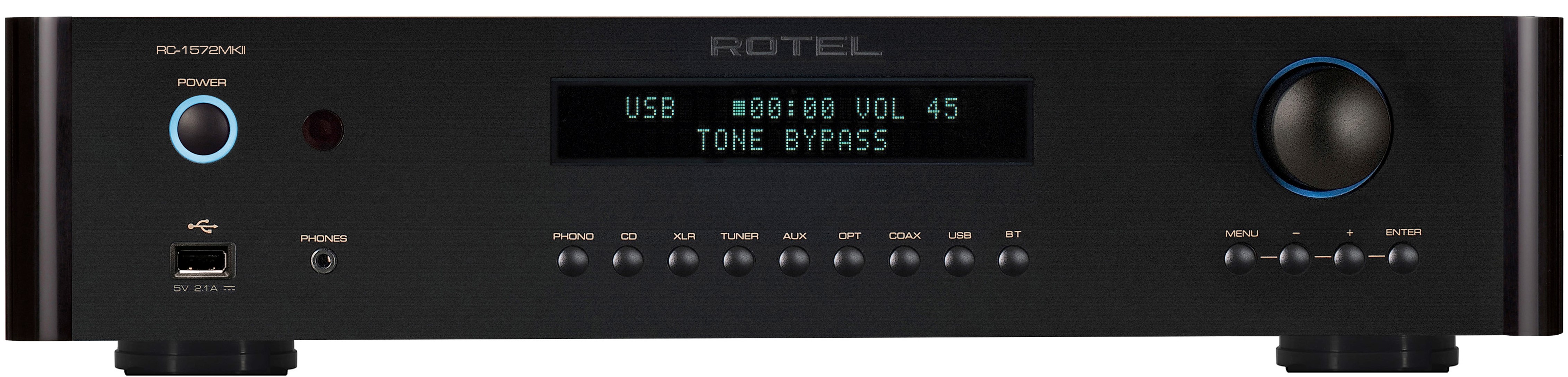 ROTEL RC-1572MKII Stereo Preamplifier (Black), product image from Hifiheaven