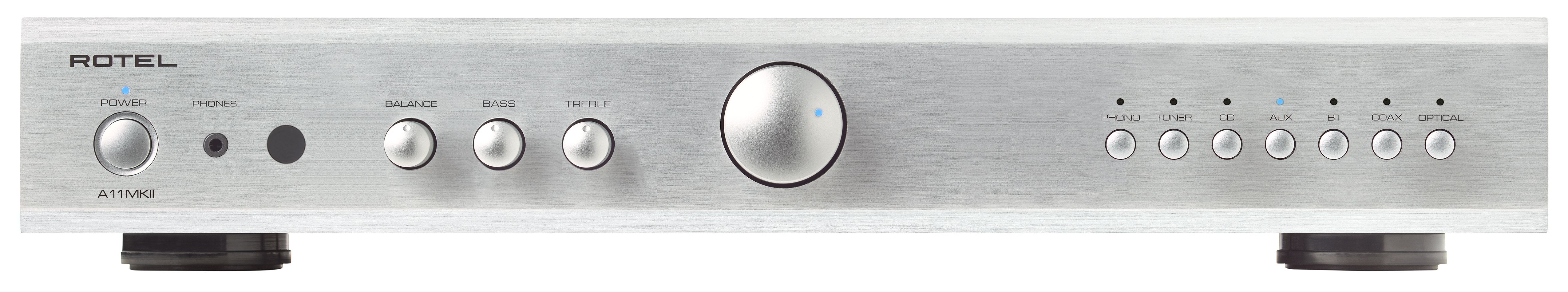 ROTEL A11MKII Stereo Integrated Amplifier (Silver), product image from Hifiheaven