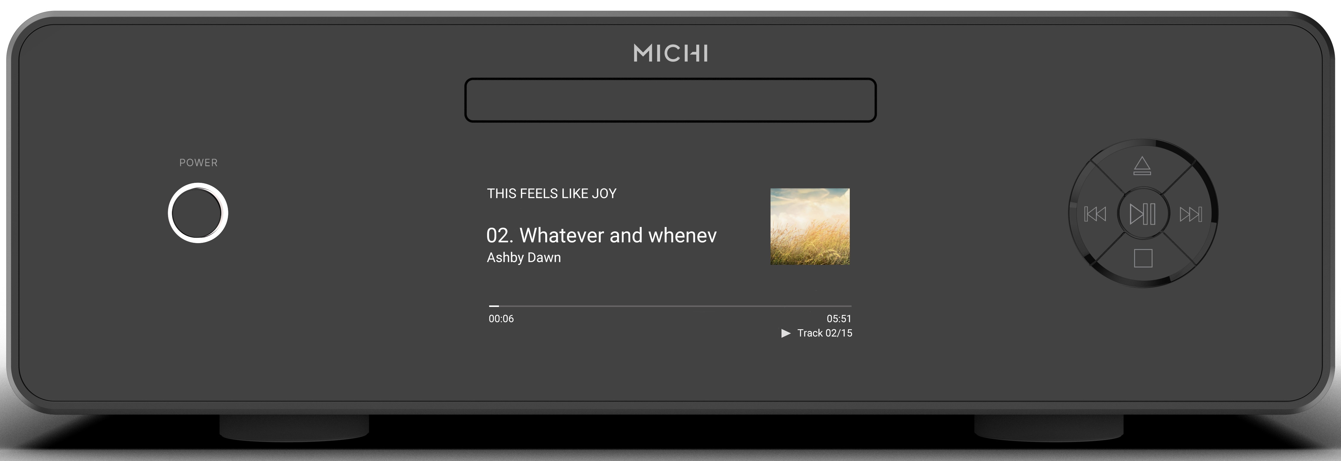 MICHI Q430 Prestige CD Player, product image from Hifiheaven