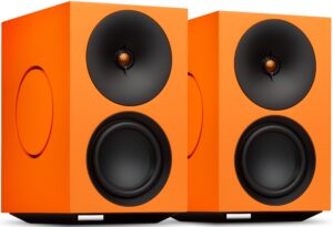 Cambridge Audio L/R X Advanced Active Stereo Streaming Speakers (Orange, PAIR)