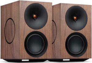 Cambridge Audio L/R X Advanced Active Stereo Streaming Speakers (Walnut, PAIR)