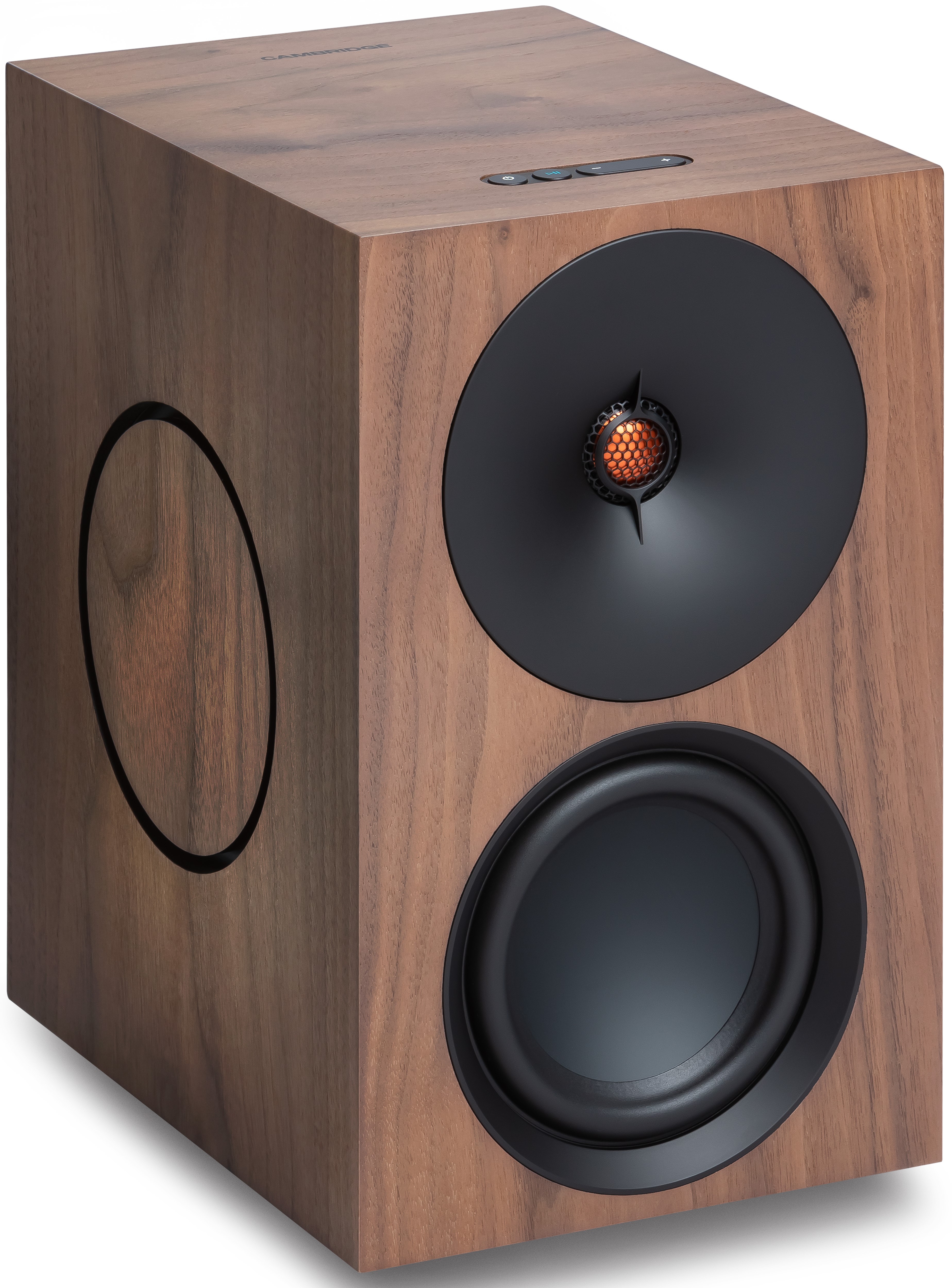 Cambridge Audio L/R X Advanced Active Stereo Streaming Speakers (Walnut, PAIR) - Image 2