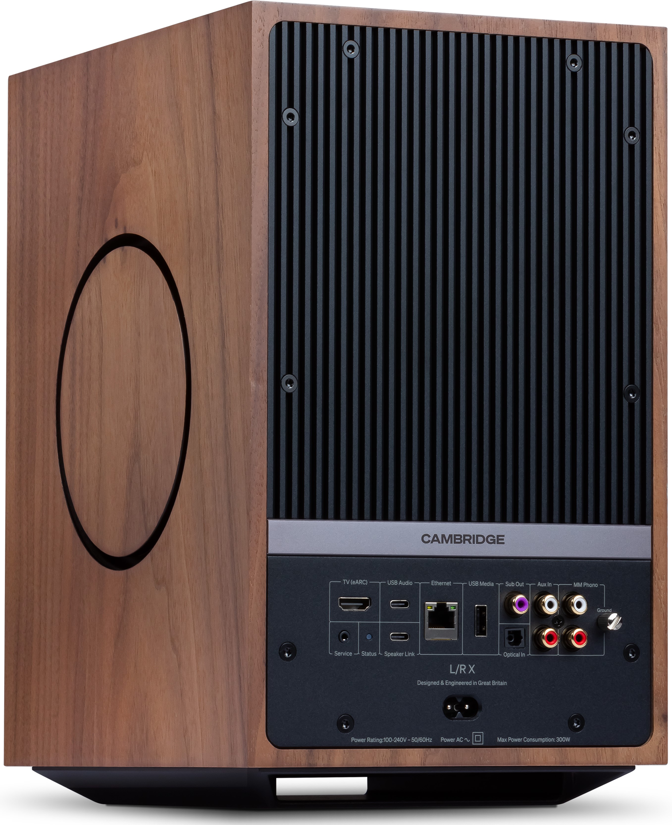 Cambridge Audio L/R X Advanced Active Stereo Streaming Speakers (Walnut, PAIR) - Image 6