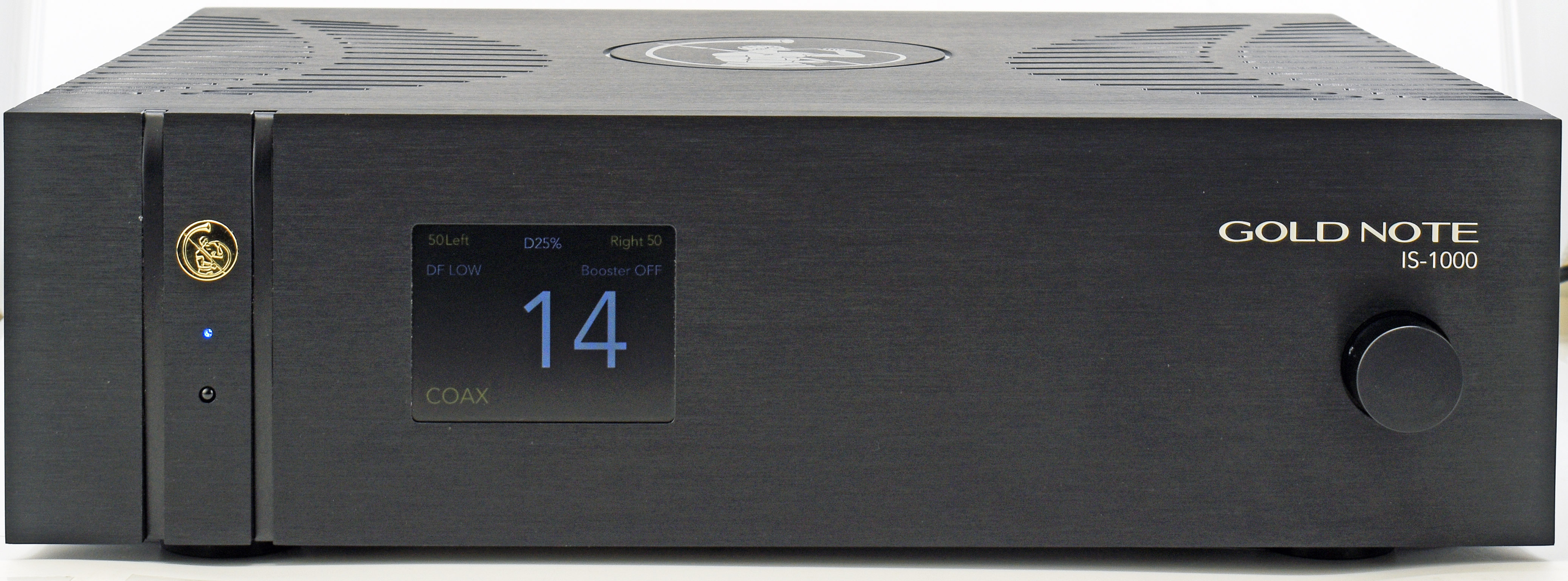 GOLD NOTE IS-1000 MKII Deluxe Streaming Integrated Amp/DAC (Black)