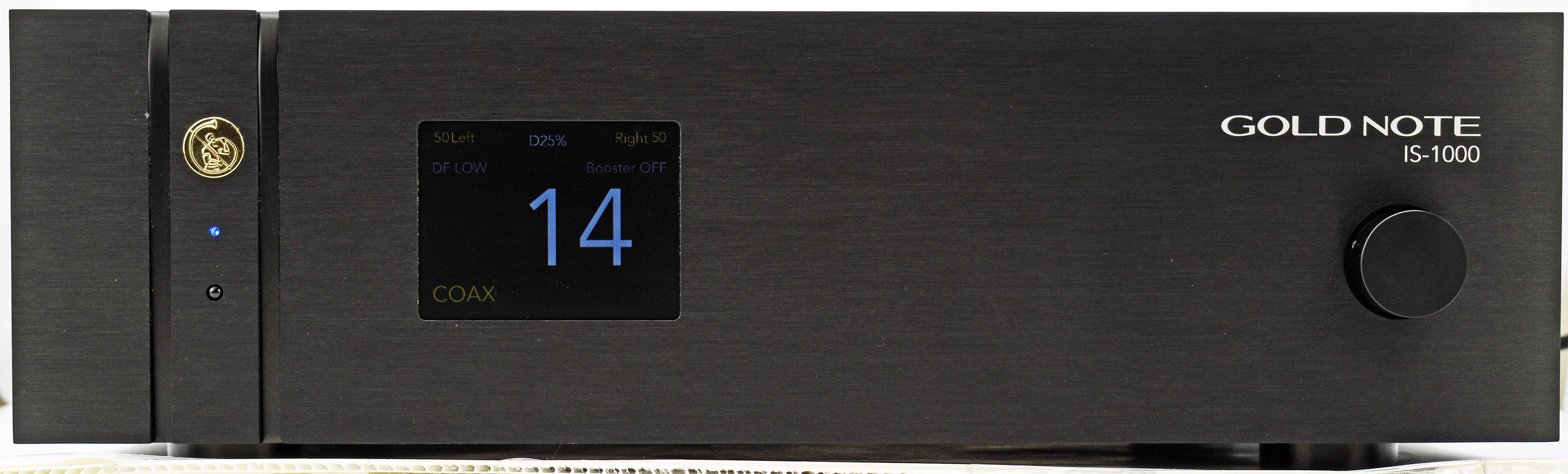 GOLD NOTE IS-1000 MKII Deluxe Streaming Integrated Amp/DAC (Black) - Image 2
