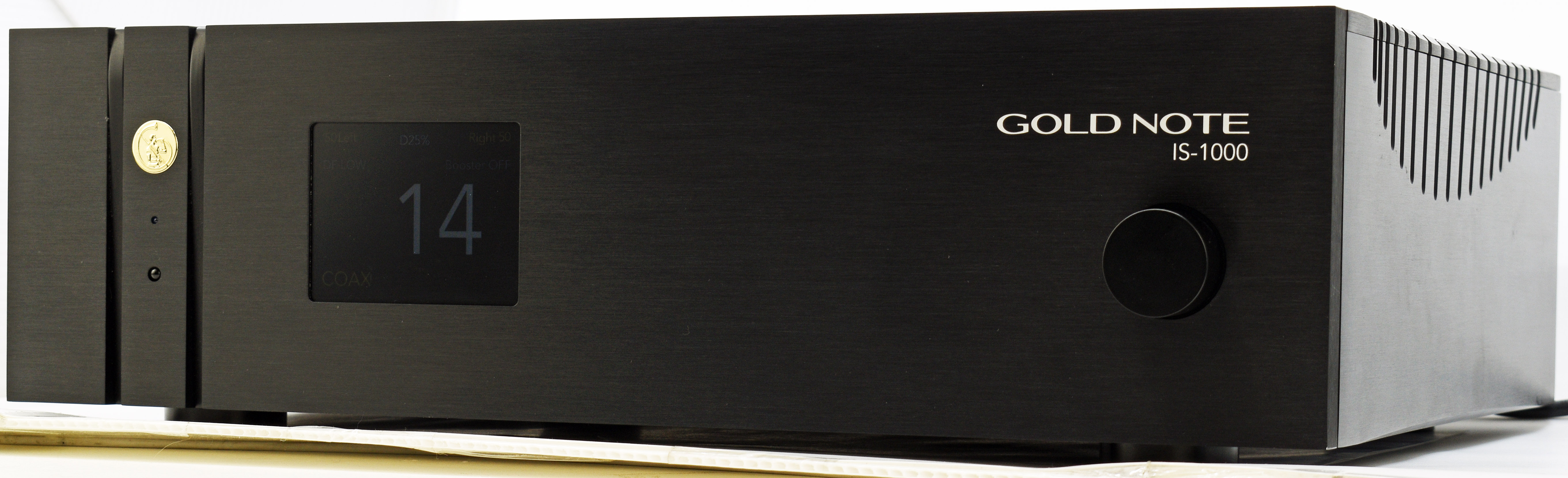 GOLD NOTE IS-1000 MKII Deluxe Streaming Integrated Amp/DAC (Black) - Image 3