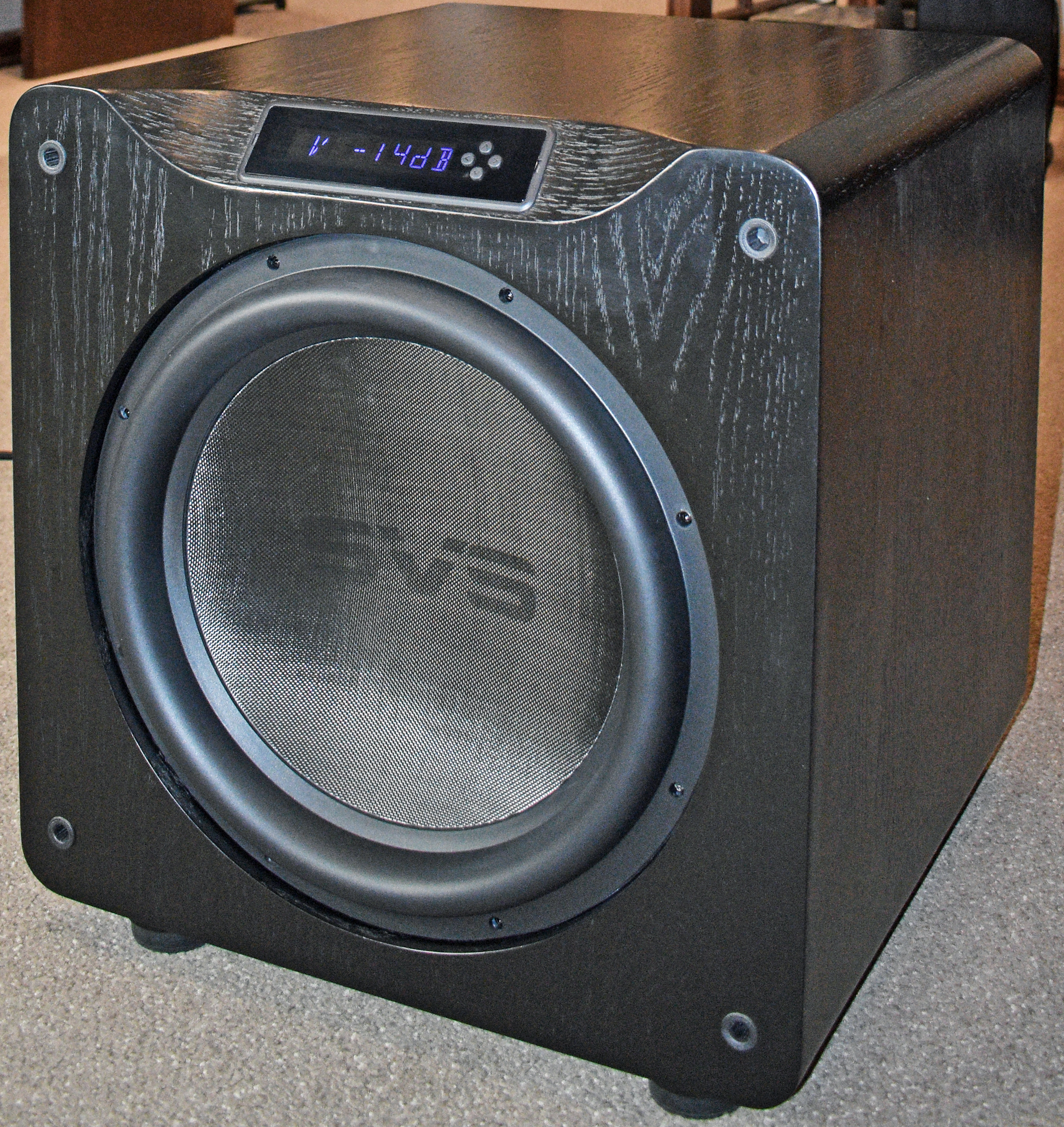 SVS SB16-Ultra 16″ Powered Subwoofer (Black Oak)