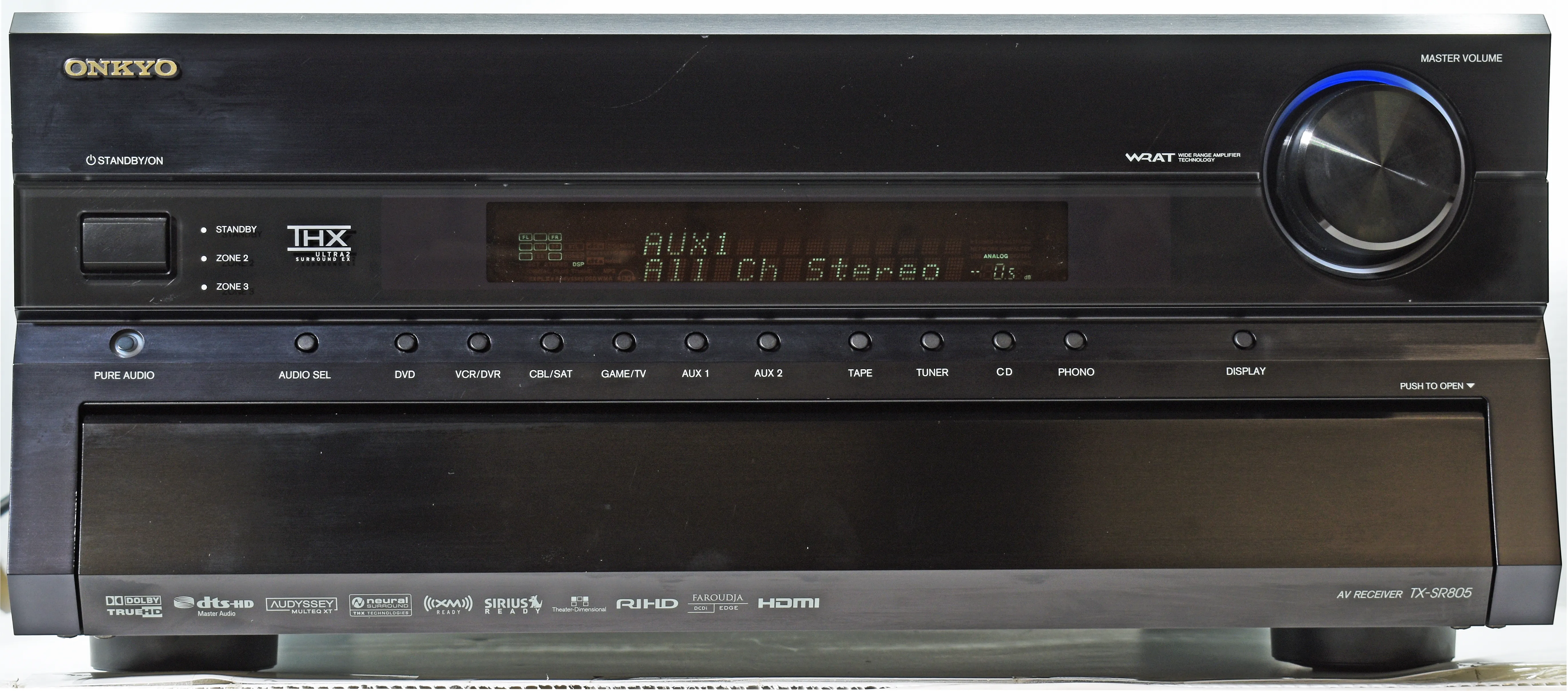 ONKYO TX-SR805 7.1-channel Home Theater Receiver, product image from Hifiheaven